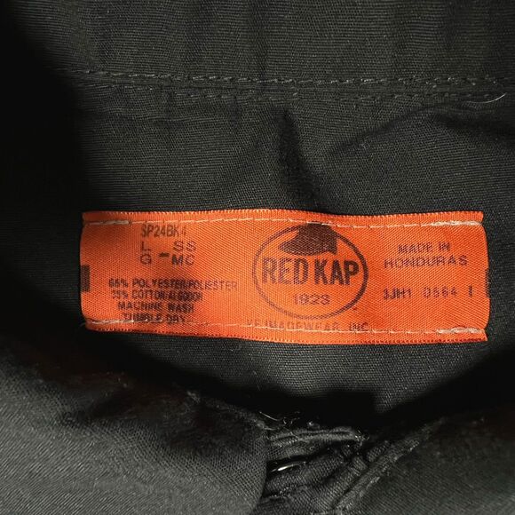 Red Kap Work Shirt Men's Stogies Gold Country Lounge Jamestown Cali Size Large - Picture 5 of 12